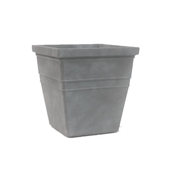 Waterproof String Lights for Patio DecorLightweight Square Planter - Grey - 16-inch