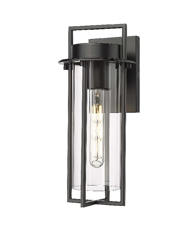 Explosion - Proof Industrial Lighting for Hazardous LocationsRussell Outdoor Wall Sconce - Powder Coated Black - Clear Glass - 6.875in. Extension - E26 Medium Base