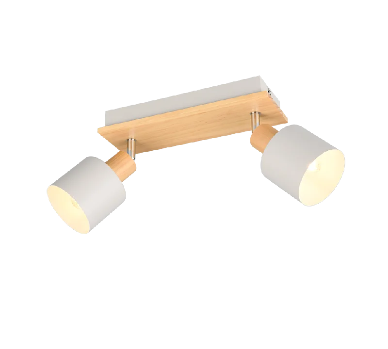 Shanti 2/3/4Lt Bar Spotlights - Warm Grey