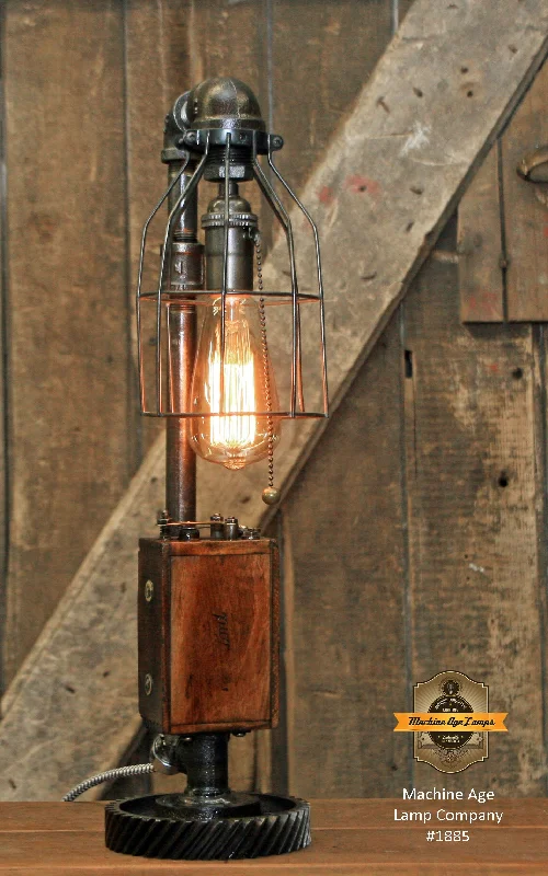 Color - Tunable Industrial Lighting for Special ApplicationsSteampunk Industrial Lamp / Antique Ford Model T Ignition Coil / Gear / Automotive  / #1885