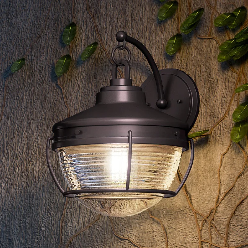 Industrial Pendant Lighting for Machine ShopsUEX1052 Nautical Outdoor Wall Sconce 14''H x 11''W, Oil Rubbed Bronze Finish, Telluride Collection