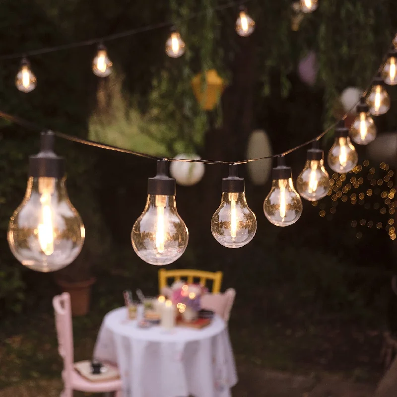String Lights for Nursery Room Decor20 Warm White Vintage Style Plug In Festoon Lights