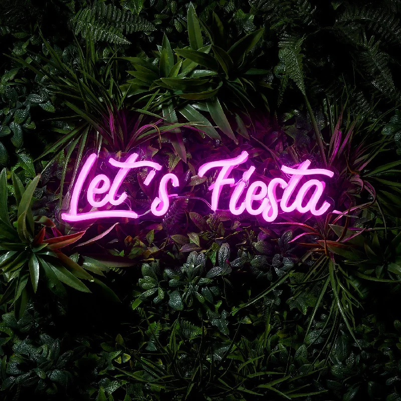 String Lights with Multicolored Bulbs for Festive OccasionsLet's Fiesta Neon Wall Light