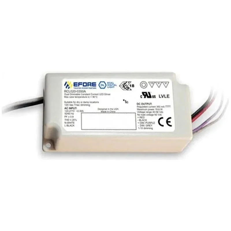 15W 350mA Constant Current Phase and 0-10V Dim LED Driver