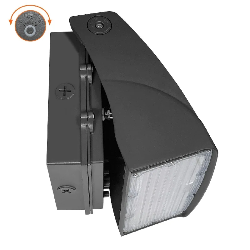Explosion - Proof Industrial Lighting for Hazardous Locations80W/70W/60W LED Full Cutoff Wall Adjustable Wallpacks  - Black