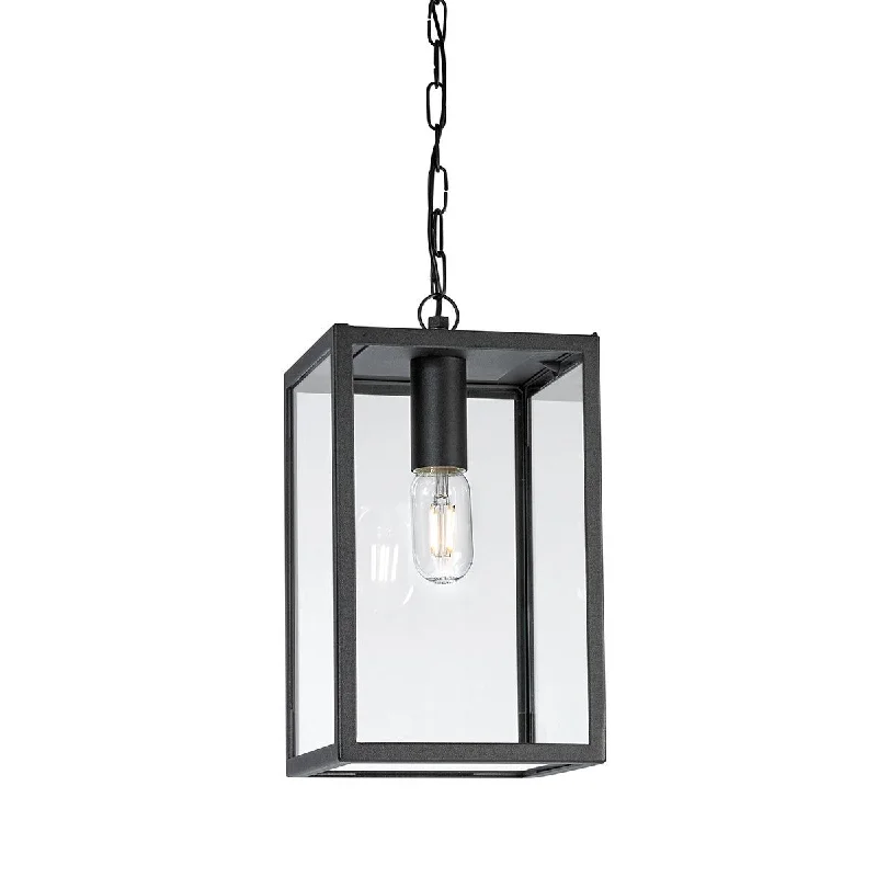 Lofoten 1 Light Chain Lantern - Black IP44 E27