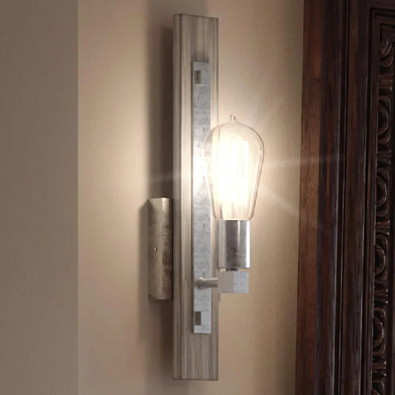 Explosion - Proof Industrial Lighting for Hazardous LocationsUHP3340 Urban Loft Wall Light, 16.75"H x 4.75"W, Galvanized Steel Finish, Southfield Collection