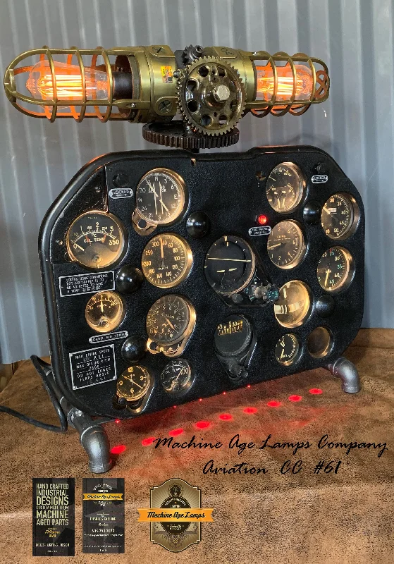 High - Bay LED Industrial Lighting for WarehousesAirplane / Aviation / Actual T-6 Harvard MK II aircraft / Instrument Control Panel Lamp / #cc61 sold