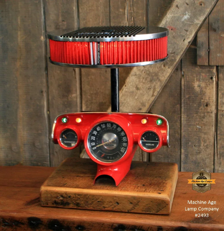 Explosion - Proof Industrial Lighting for Hazardous LocationsSteampunk Industrial / Antique 1957 Chevy Bel Air Dash / Automotive  / Edelbrock / Hot rod / Lamp #2493 sold