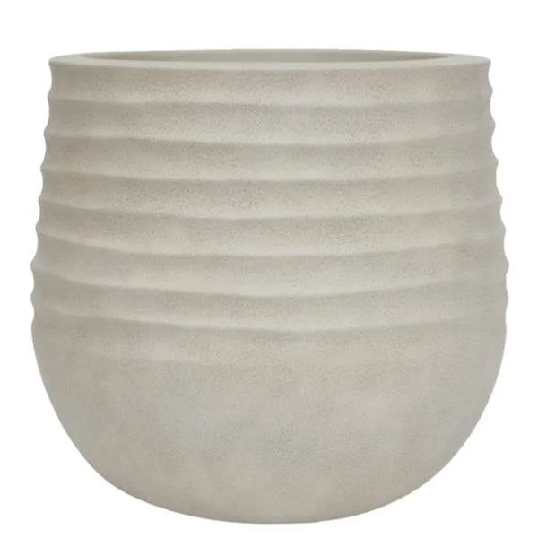 String Lights with Clear Bulbs for a Classic LookLightweight Mariella Planter - Cream - 21-inch