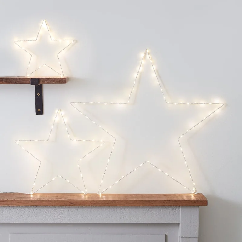 String Lights for Camping TripsOsby Star Window Light Trio