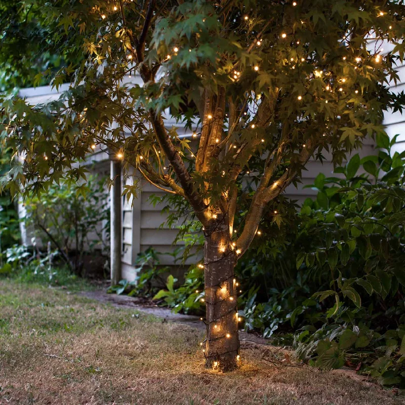Battery - Operated String Lights for Indoor Use200 Warm White USB Solar Fairy Lights