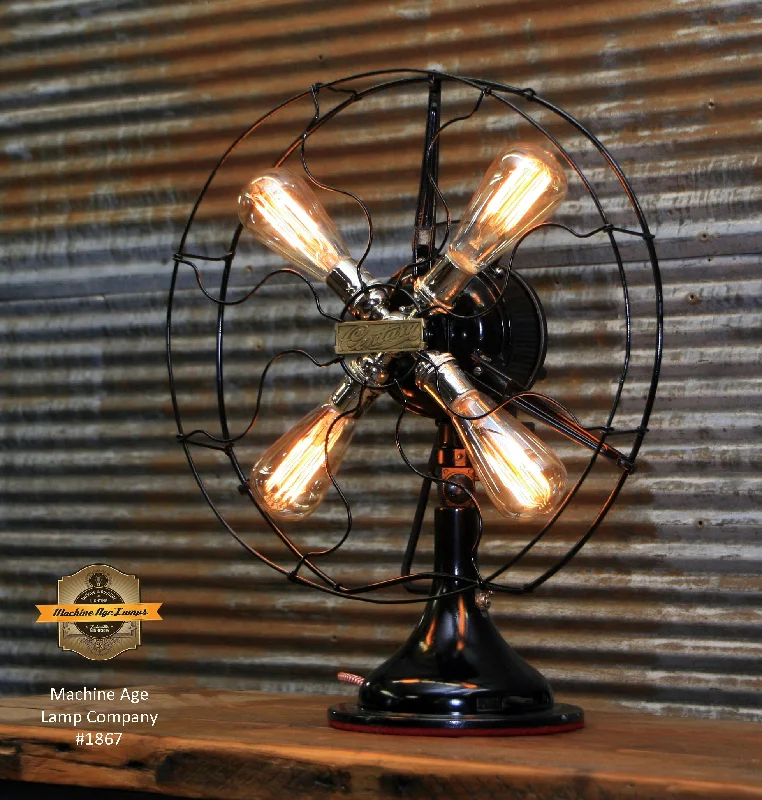 High - Bay LED Industrial Lighting for WarehousesSteampunk Industrial / Antique Century Fan Lamp / Lamp #1867