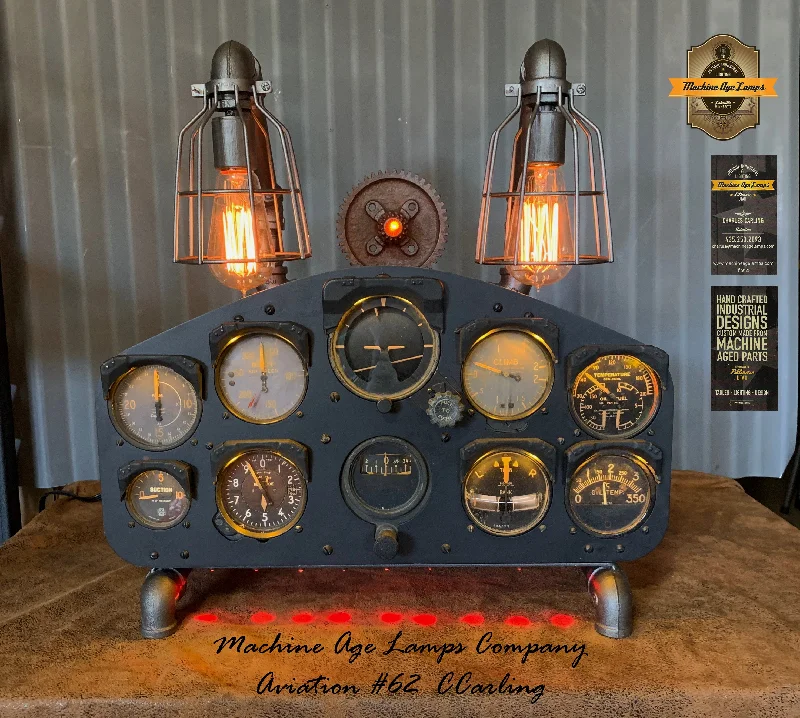 Shock - Resistant Industrial Lighting for Vibrating Machinery AreasAirplane / Aviation / Fairchild PT-26 Instrument Control Panel Lamp / #cc62 sold