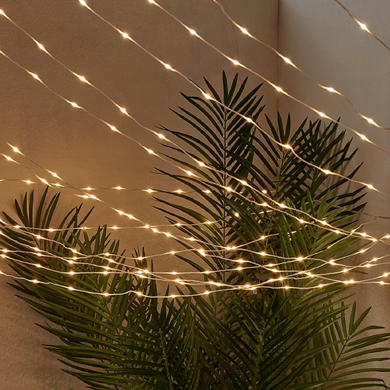 String Lights for Seasonal Decorations (Spring, Fall, etc.)250 Dual Colour LED Connectable Canopy Light