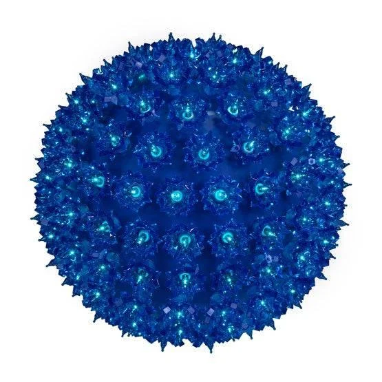 String Lights for Outdoor Dining AreasBright Light Sphere 6" Blue