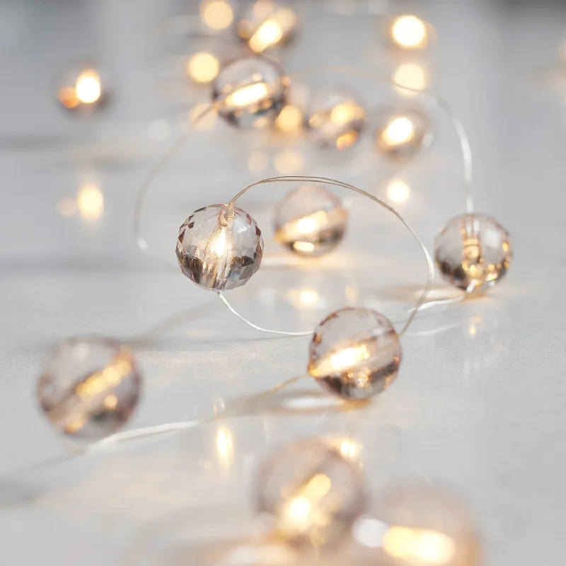 String Lights for DIY Home Decor Projects20 Warm White Bead Micro Fairy Lights
