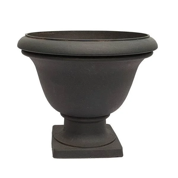 String Lights for Camping TripsLightweight Squat Urn Planter - Mission Brown - 16-inch