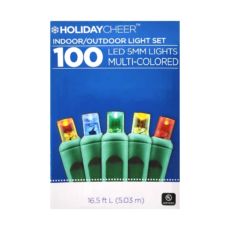 String Lights for Wedding ReceptionsHoliday Cheer 100 LED 5mm Light Set