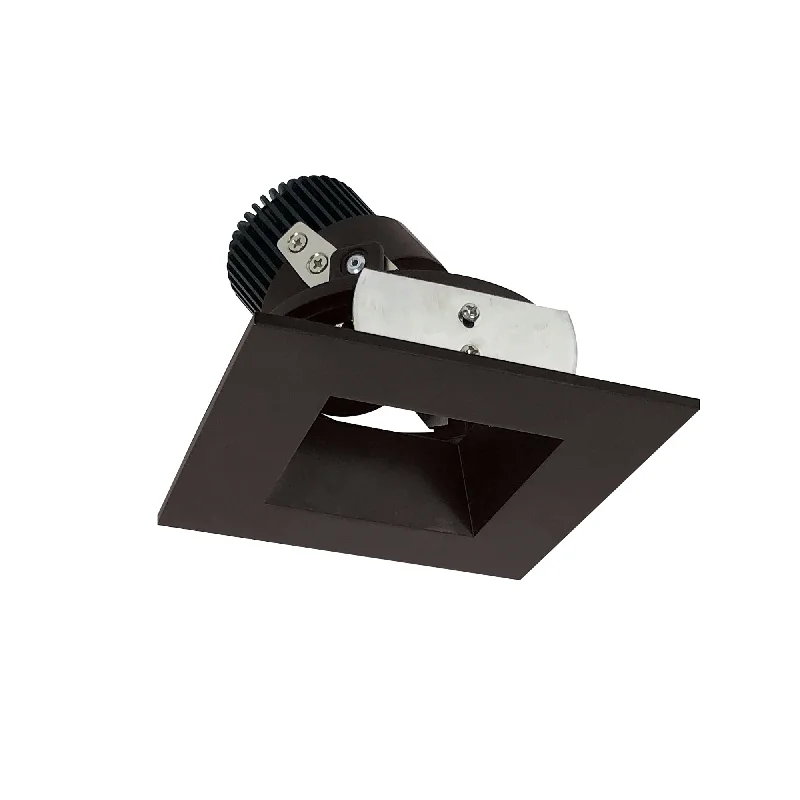 String Lights for Wedding ReceptionsNora Lighting NIO-4SDSQ35QBZ 4" Iolite LED Square Adjustable Reflector With Square Aperture, 10-Degree Optic, 800lm / 12W, 3500K - Bronze Reflector / Bronze Flange