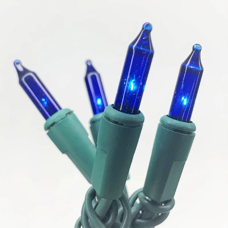 String Lights for Restaurant Outdoor SeatingNet-Style 150 ct. Shrub Lights Blue