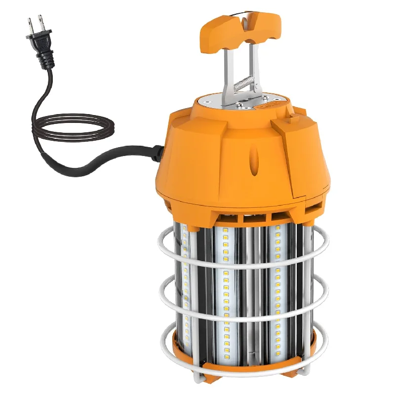 Energy - Efficient Industrial Lighting for Cost - Savings100W Portable LED Construction Light - 120V - 400W MH Equal - 5,000K - 10,000 Lm - Daisy-Chain