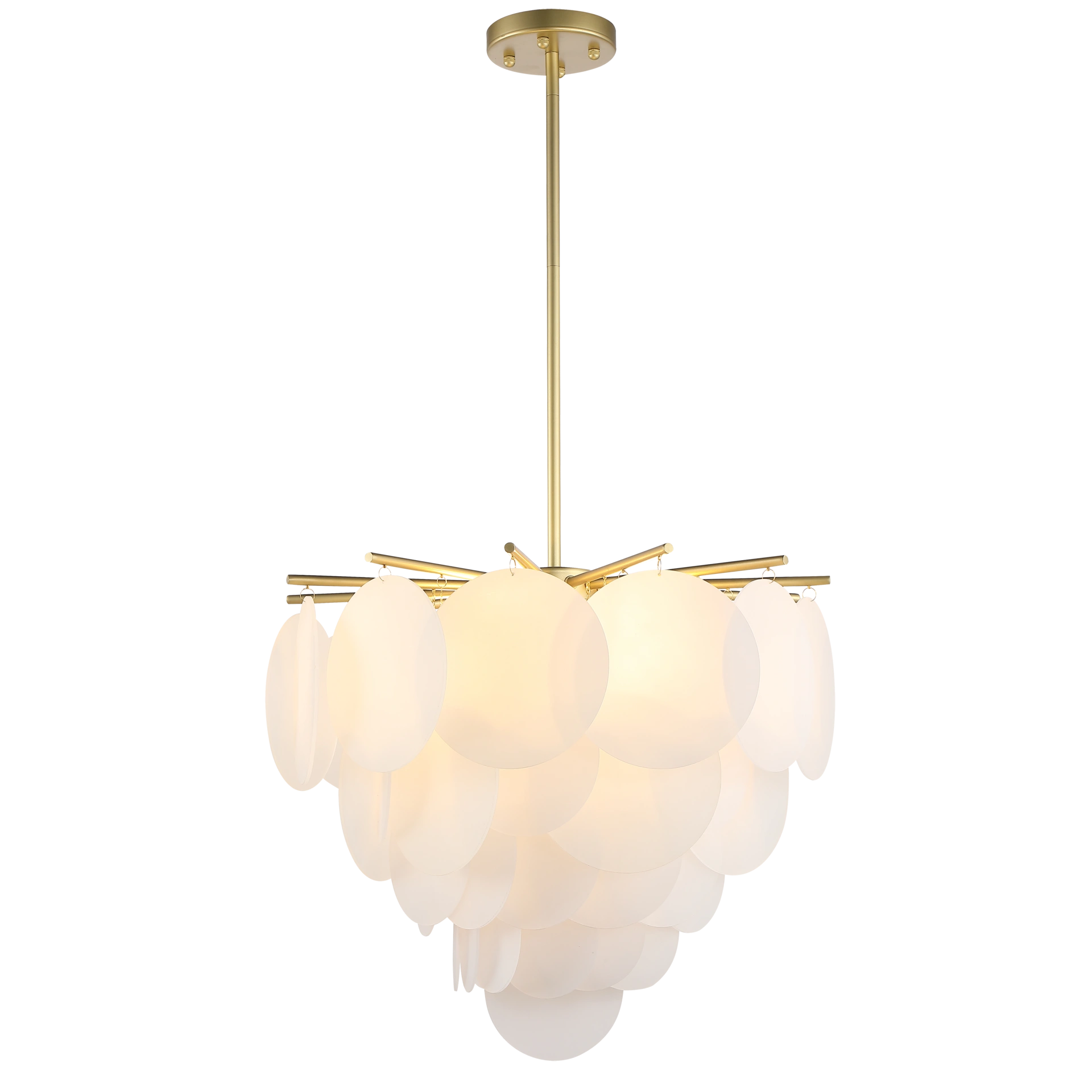TROMSO 5LT Hanging Pendant - Brass Finish