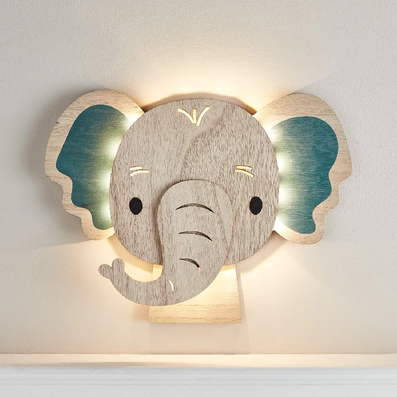 Fairy String Lights for Bedroom DecorElephant Children's Wall Light