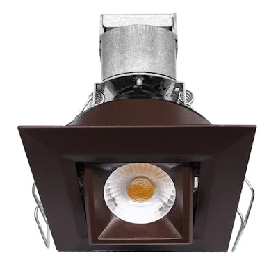 String Lights with Multicolored Bulbs for Festive OccasionsEnvision LED-MDL-1-ADJ-6W-30K-SQ-BZ-12V 1" LV Square Gimbal Downlight: Mini-Line