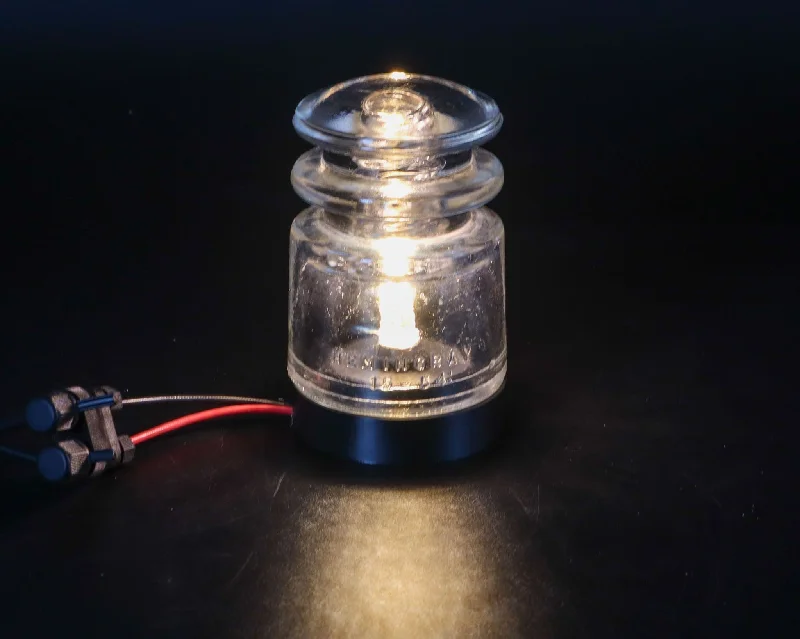 Industrial Lighting for Printing Press FacilitiesLow Voltage LED Landscape Light,12V Lamp Base for "Hemingray-TS" Glass Insulators