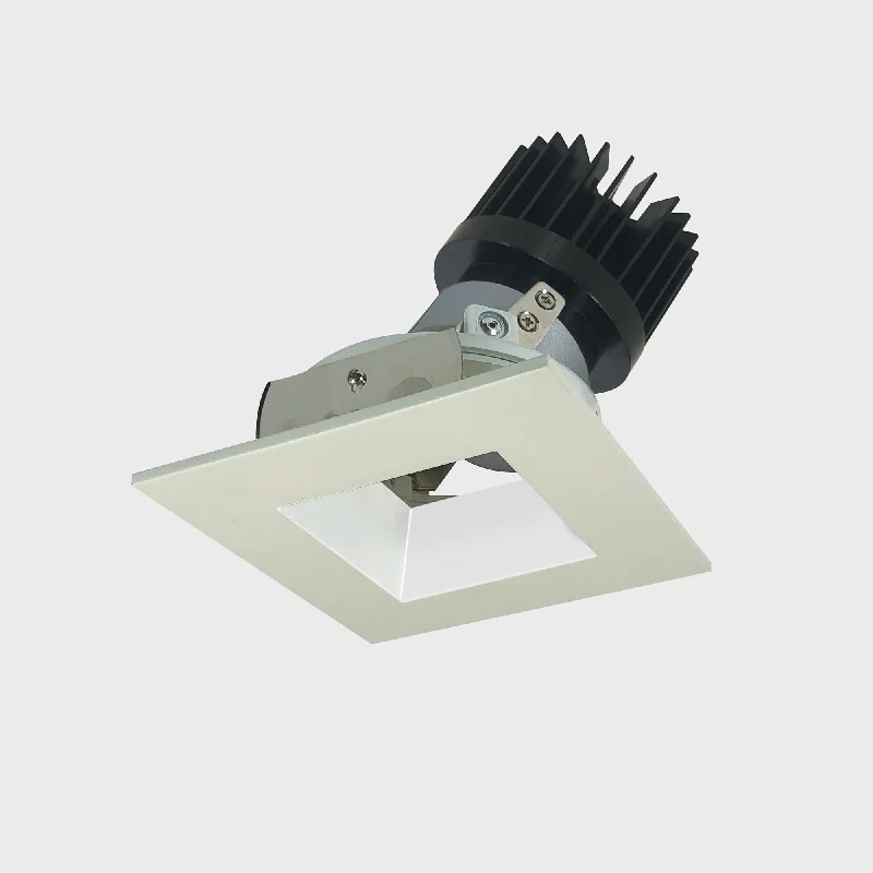 String Lights with Clear Bulbs for a Classic LookNora Lighting NIO-4SDSQ30XWW/HL 4" Iolite LED Square Adjustable Reflector With Square Aperture, 1500lm/2000lm (varies by housing), 3000K - White Reflector / White Flange