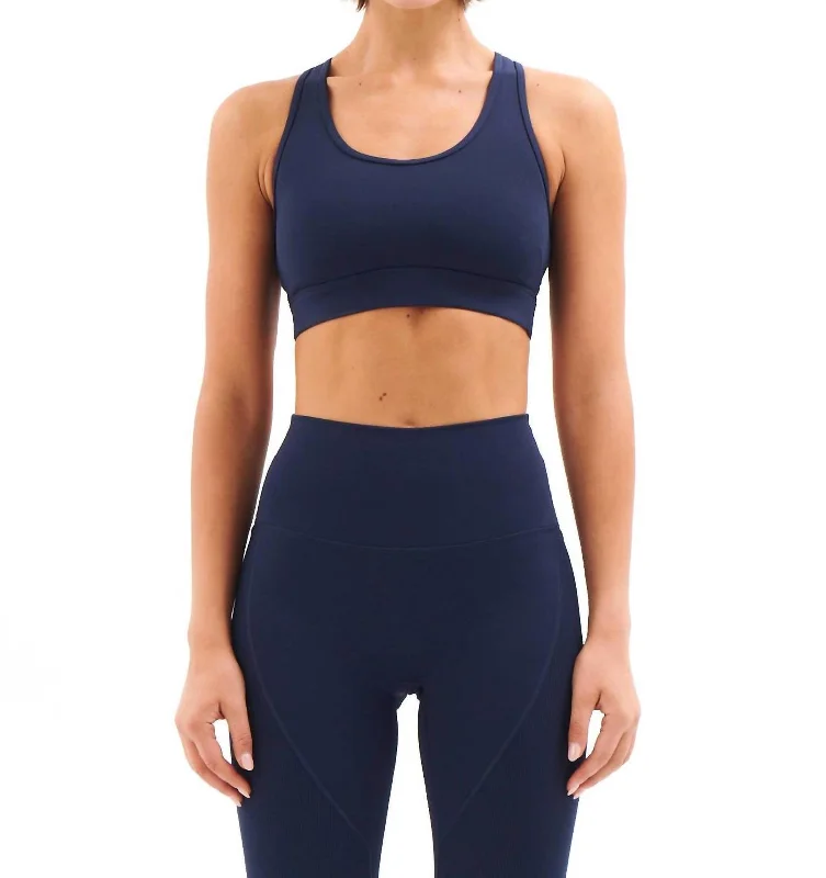 Rudimental Sports Bra In Dark Navy