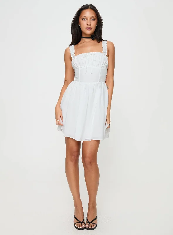 Keltie Mini Dress White