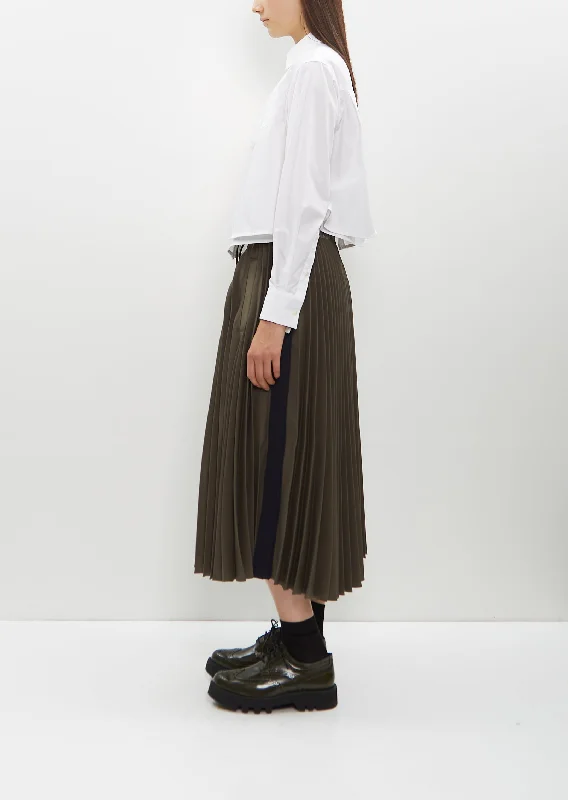 Technical Jersey Skirt — Khaki