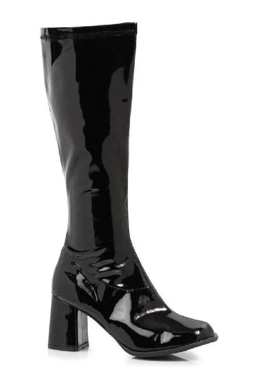 GOGO-W Costume Boot | Black Patent