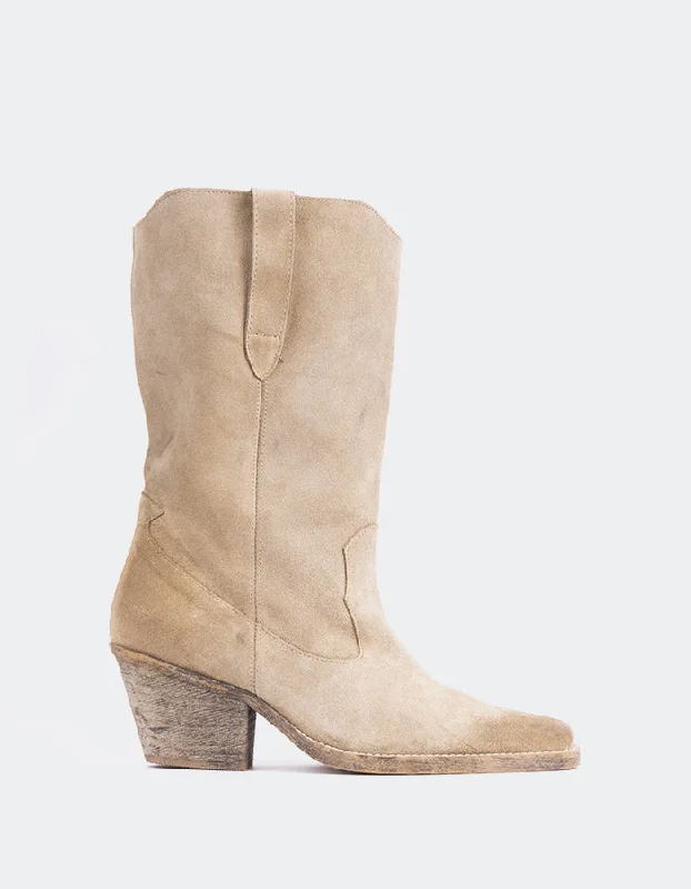 Lewisham Nude Suede