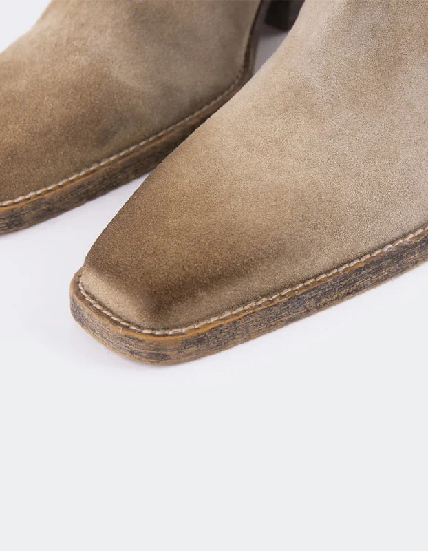 Lewisham Nude Suede