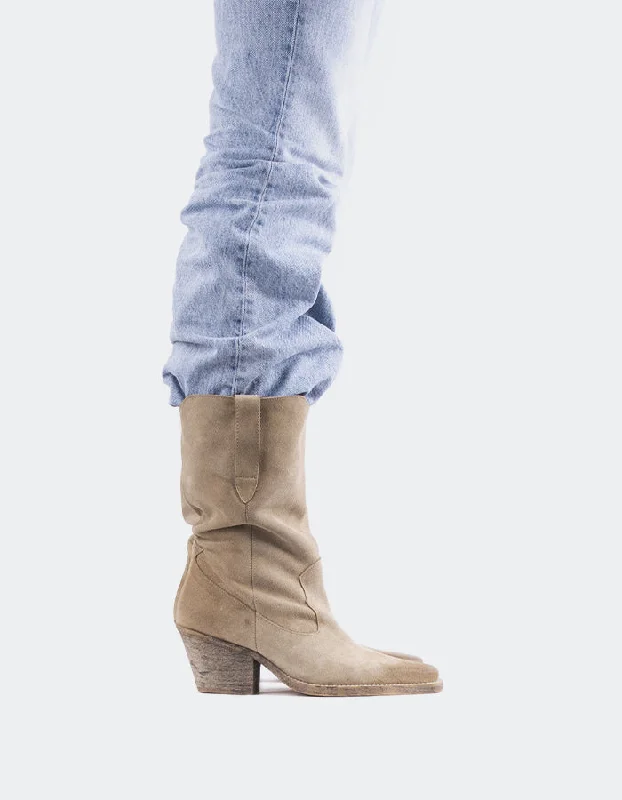 Lewisham Nude Suede