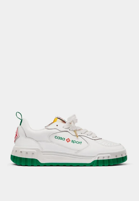 Casablanca Tennis Court Sneaker White Green