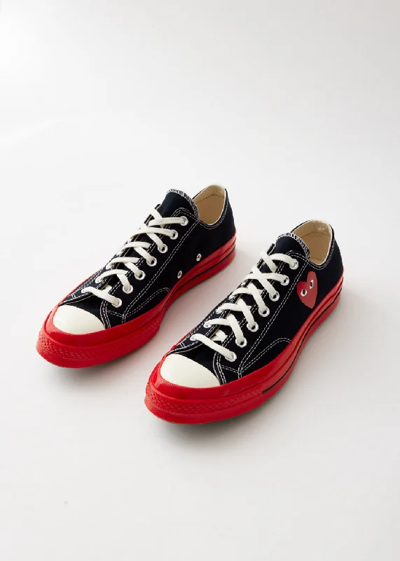 x Converse Red Sole Low Top