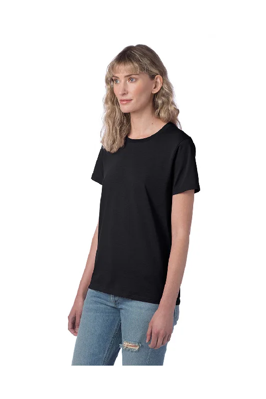 Alternative Womens Her Go-To Short Sleeve Crewneck T-Shirt - Black