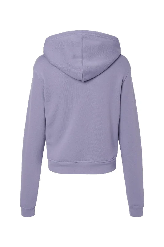 Bella + Canvas Womens Classic Hooded Sweatshirt Hoodie - Dark Lavender - NEW