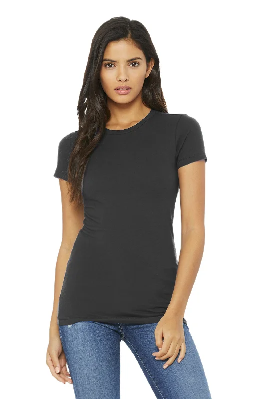 Bella + Canvas Womens The Favorite Short Sleeve Crewneck T-Shirt - Asphalt Grey