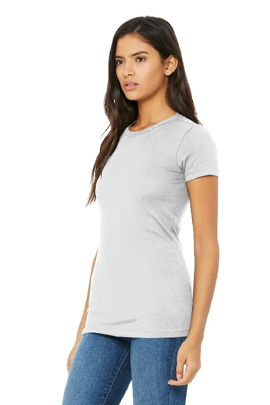 Bella + Canvas Womens The Favorite Short Sleeve Crewneck T-Shirt - Silver Grey