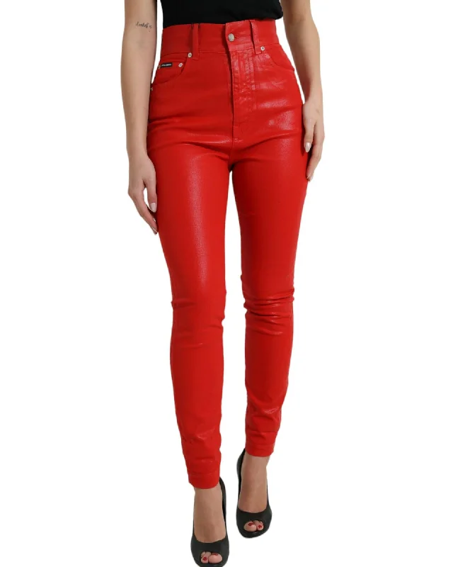 Dolce & Gabbana High Waist Skinny Denim Jeans