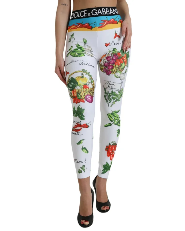 Dolce & Gabbana High Waist Printed Leggings