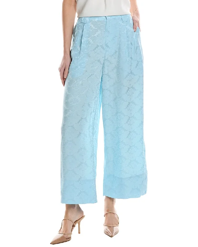 Ganni Jacquard Cropped Pant