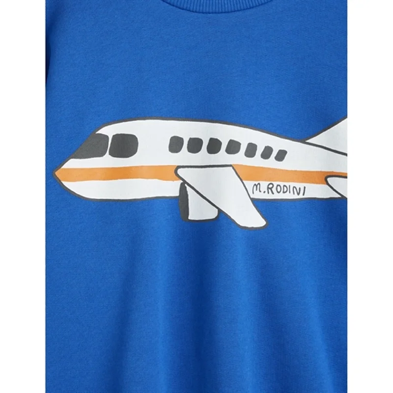 Mini Rodini Airplane Sp Sweatshirt Blue