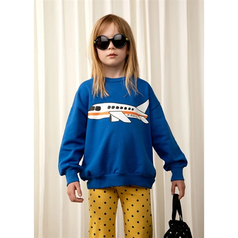 Mini Rodini Airplane Sp Sweatshirt Blue