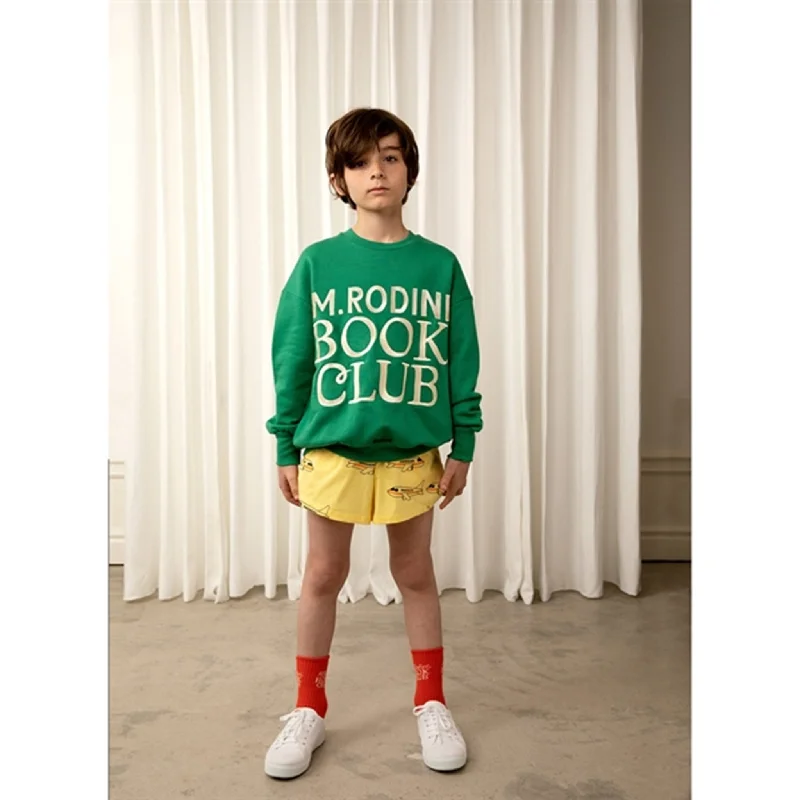 Mini Rodini Book Club Emb Sweatshirt Green